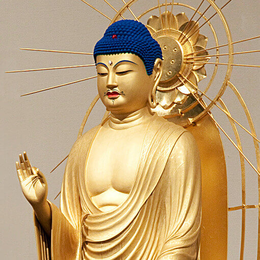 東大寺俊乗堂快慶作阿弥陀如来立像想定復元模刻 サムネイル画像