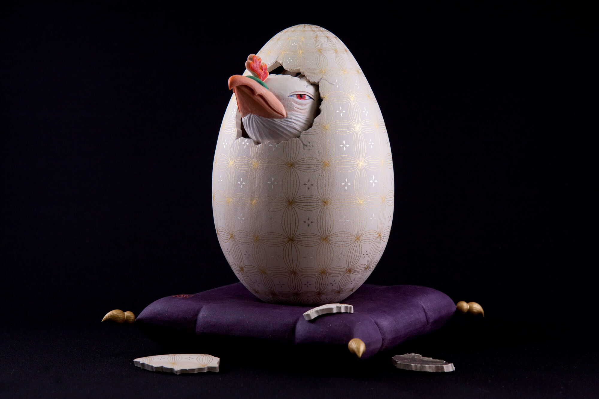 鳳凰の卵（孵化）