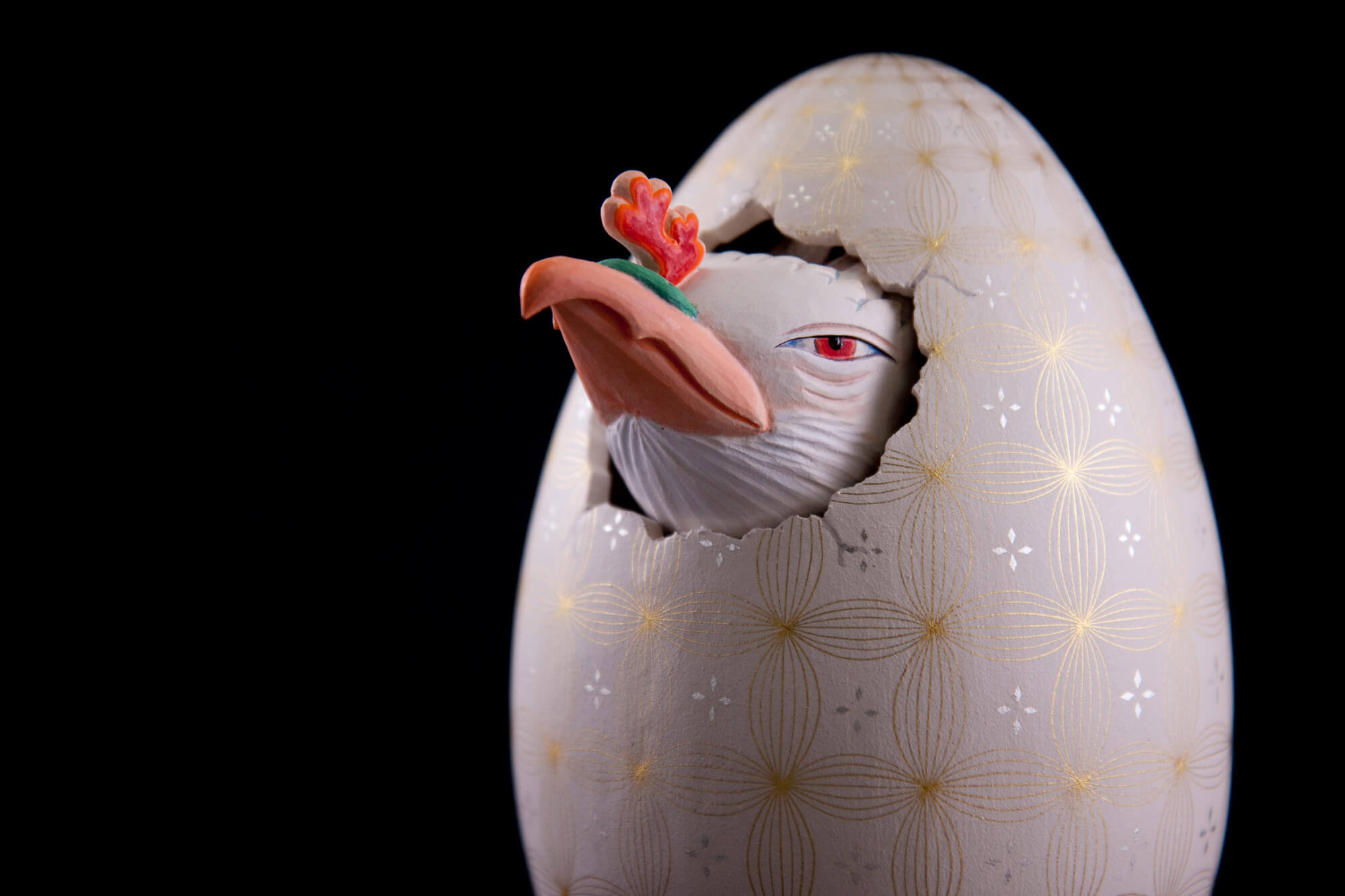 鳳凰の卵（孵化）